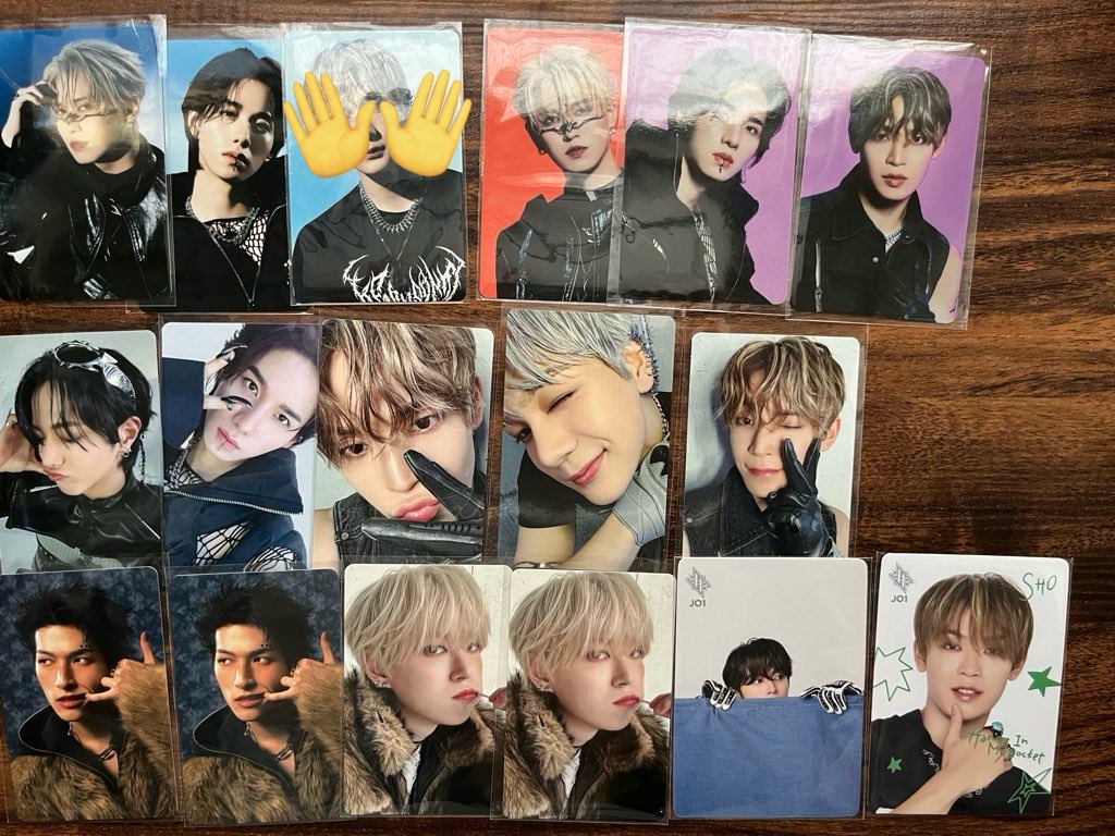 191211ma's tweet photo. #JO1交換 HIMP
【譲】
画像参照
佐藤白岩與那城豆原金城大平河野

【求】
川西、木全（鶴房）

木全のフォーチュンBOXも求めてます🙇‍♀️
※異種、n:1○

梅田手渡しもしくは郵送
川西木全優先🙇‍♀️
所持済みの場合お断りすることがあります🙏 https://t.co/MJda3obULt