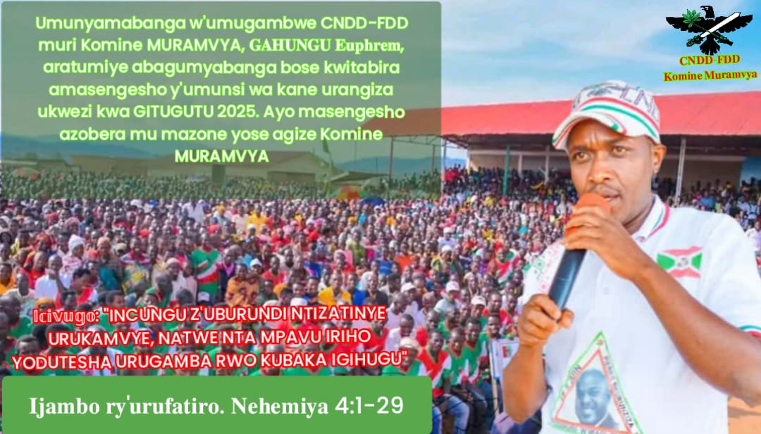 Muratumiwe mu masengesho ategekanijwe kuri uyu wa kane igenekerezo rya 30-10-2025
#Isezerano