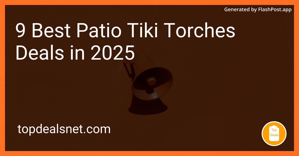 devhubbycom's tweet image. Do tiki torches attract neighbors the same way they attract mosquitos? Asking for peace &amp;amp; quiet... 🤫🏡"

Source: topdealsnet.com/blog/best-pati…

#EcoFriendly #BargainFinds #LightingIdeas #DealAlert #bestpatio #tikitorches