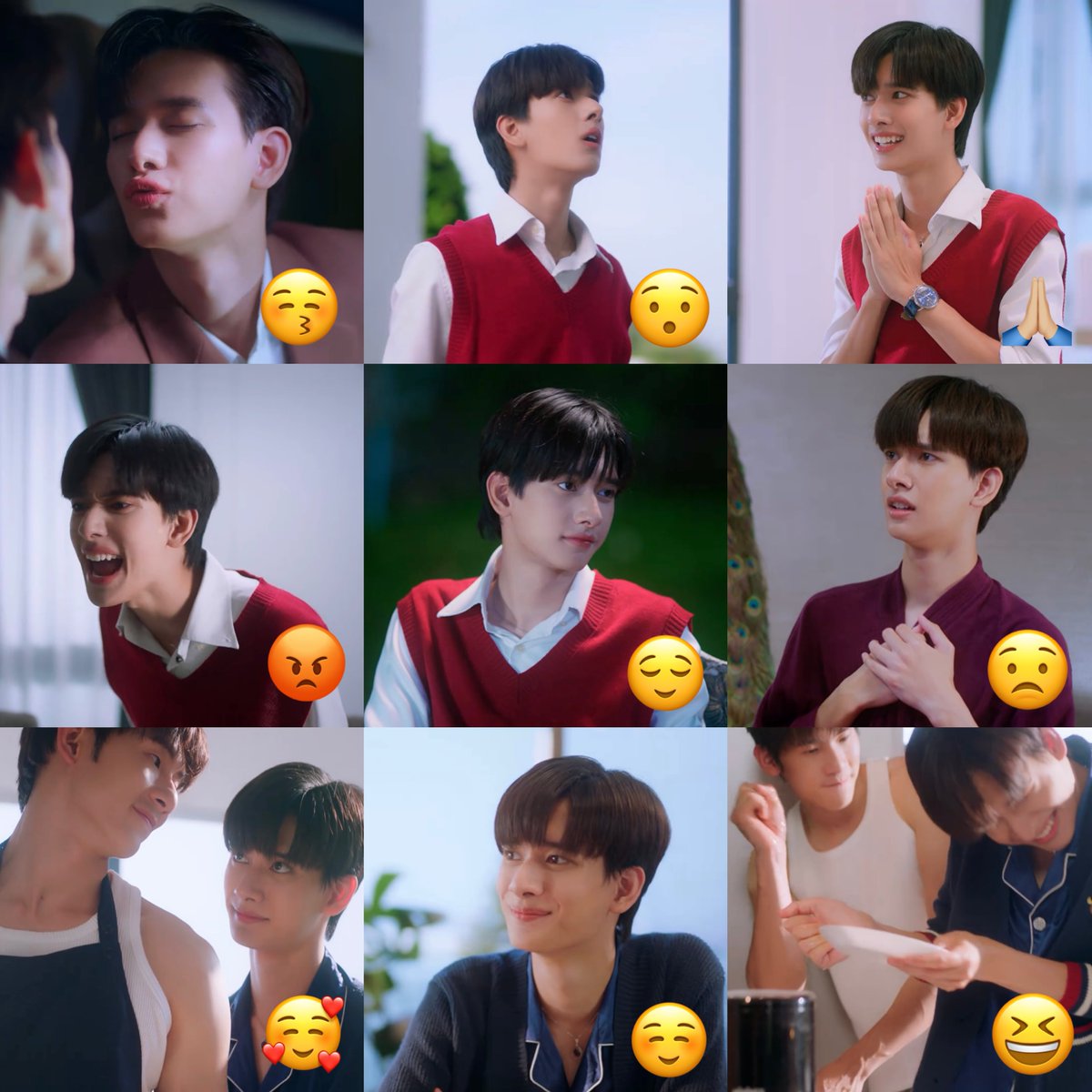 headsintheskies's tweet photo. I loved to see the various emotions Phopthorn showed us during Episode 2! I mean he’s going through a lot, from meeting the family of Suriya to acting all lovey-dovey with him (even though we can see how they slowly fall for each other😋)
#MeAndWhoEP2 #MeAndWho #atdpark
#BigPark https://t.co/G6vSETiPTI