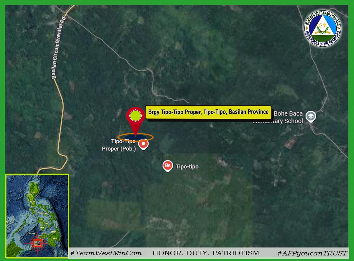 CPIO_WestMinCom's tweet photo. WestMinCom Troops Hold Ground Amid Firefight in Tipo-Tipo, Basilan

See more......
https://t.co/Gj15kYrHEg https://t.co/x7TsvkCVCk