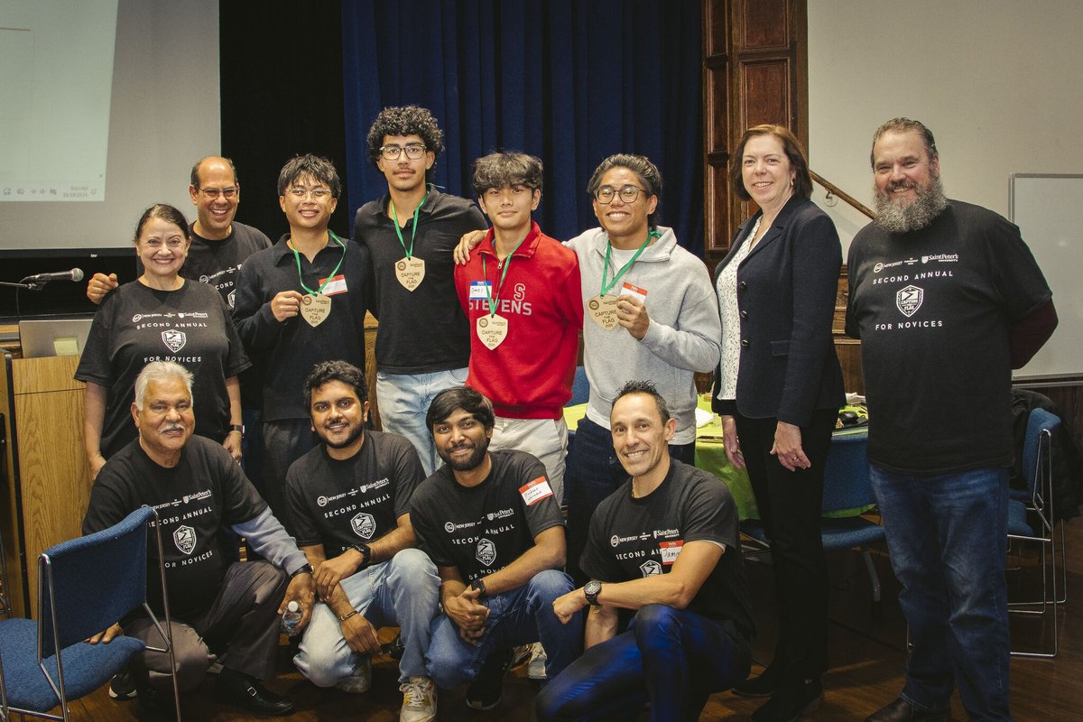 isc2nj's tweet photo. Over 30 teams from 20+ schools joined the ISC2 NJ Chapter’s 2nd Annual CTF for Novices at Saint Peter’s University—diving into encryption, steganography, and packet analysis while building skills and community. #CybersecurityEducation #ISC2ChapterNJ https://t.co/HRsgSEbfnI