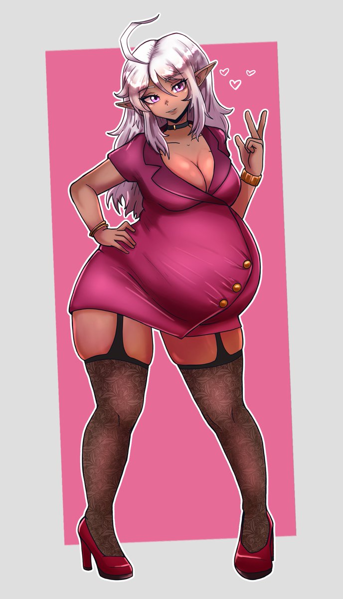 The first rendered and lineart commission for <a href="/Marrazan/">🇫🇷 Marrazan 🔞</a> of their OC Deidra! Had so much fun drawing her!