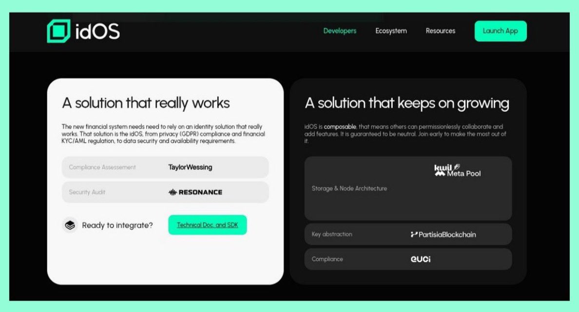 BloosBTC's tweet image. The next phase of on-chain finance can’t scale without identity that’s secure, compliant, and composable — and that’s exactly where @idOS_network comes in. 🧩
➤ Built Right
idOS merges regulatory strength with decentralized architecture:
•Fully GDPR + KYC/AML aligned
•Audited…