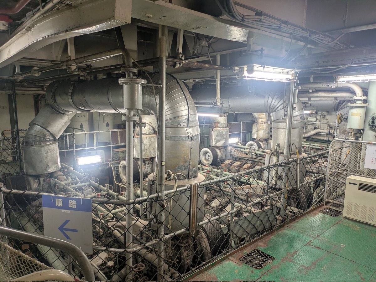 matn43's tweet photo. 今日は青森の三内丸山遺跡と
青函連絡船だった十和田丸に
行ってきました。
十和田丸の機関室をずっと
見入ってしまいましたぁ。 https://t.co/cx0Hl9xslM
