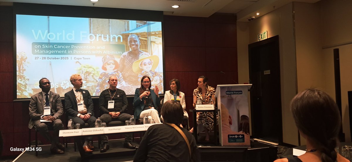 TNHZ_Trust's tweet image. #HappeningNow 
Day 2 : World Forum on Skin Cancer Prevention and Management in Capetown. The global scientific experts share insights on the importance of epidemiology data compilation in Africa and beyond. We keep learning 🙏 
@StandingVoice @NedbankZimbabwe @The_Tonga_Queen