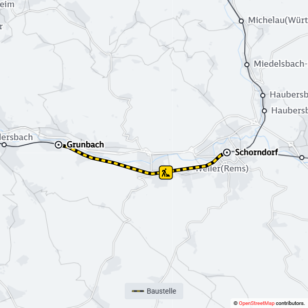 SBahn_Stuttgart's tweet photo. 🚧#Drandenken
DB arbeiten zwischen #Grunbach / #Weiler und #Schorndorf. Zwischen Grunbach und Schorndorf setzen wir Busse für euch ein.
👉 Alle Infos, auch zum #Ersatzverkehr #S2E https://t.co/zJL6ogeMMI https://t.co/BHCLWlHnEw