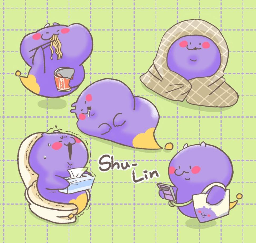 じゅうりんちゃんの日常🐹👻
#ハムスター 
#イラスト好きな人と繋がりたい