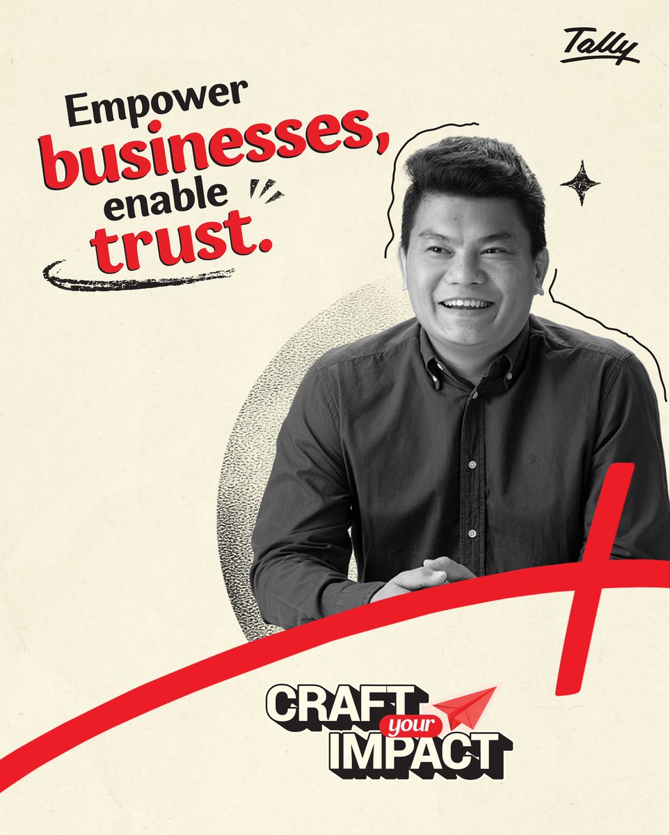 tallysolutions's tweet image. Where strategy meets relationships, growth follows!
Wilfred Raphael (Marketing) leads Customer and Partner Marketing for the APAC region, building alliances with associations, media, and consultants to engage MSMEs across India and beyond.
He collaborates across teams to drive…