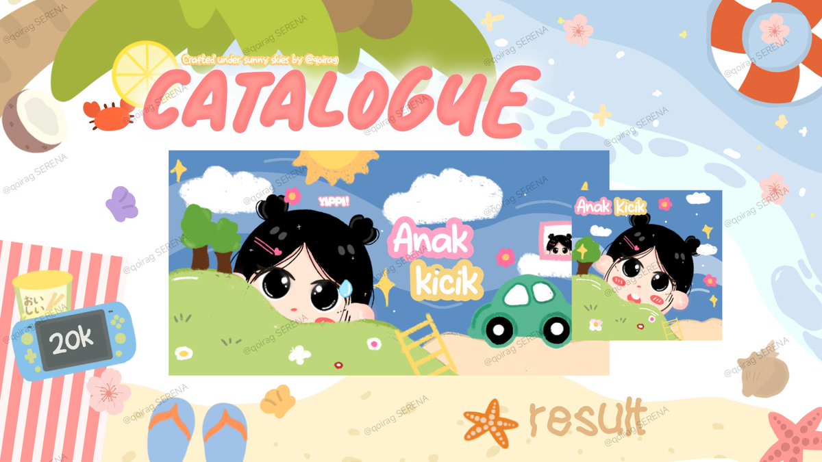 any interaction are appreciated!

hai, Serena kembali membawa ready stok layout chibi wabis yang bisa di take sekarang dengan harga di pict &amp; free retext  iaaaa 👀🍥🩷

take dm <a href="/qoirag/">serena.</a> or tele di bio 

#zonauang