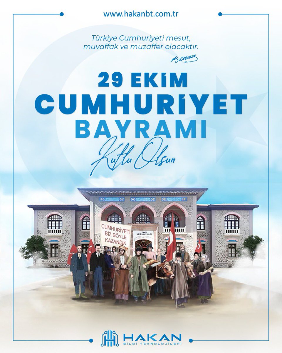 Cumhuriyetimizin 102. yılını gururla, coşkuyla ve sonsuz minnetle kutluyoruz.
29 Ekim Cumhuriyet Bayramımız kutlu olsun🇹🇷

#29ekim #29ekimcumhuriyetbayramı #29ekimcumhuriyetbayramımızkutluolsun
