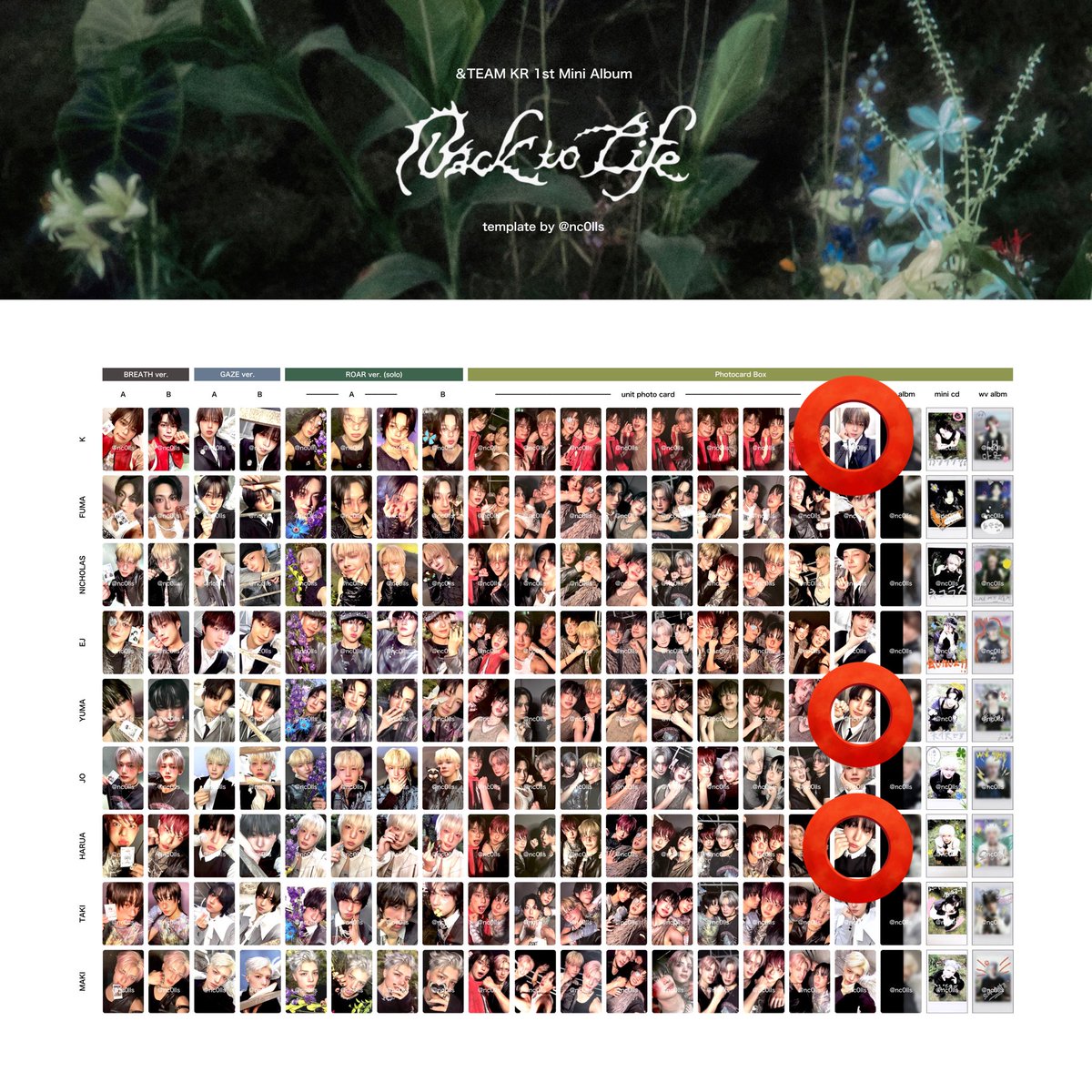 __rrnrua's tweet photo. &amp;TEAM Back to Life 特典 トレカ 交換

minicd ver

譲：ウィジュ　EJ
求：ケイ　ユウマ　ハルア

お気軽にリプまたはdmお願いします！

11/11手渡しor郵送可能です！📮

 #andTEAM交換  #andTEAM_交換 https://t.co/dHaMxaU9RV
