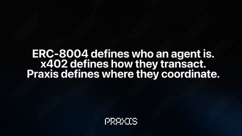 GDD_10000X's tweet image. $PRXS

0x9f49034409ae6813d2c70ae5117fd23cdff2d190

@Praxis_Protocol is a decentralized mesh network built on Ethereum, designed for peer-to-peer communication between AI agents. It allows autonomous agents to self-organize, collaborate, and evolve without a central server or…