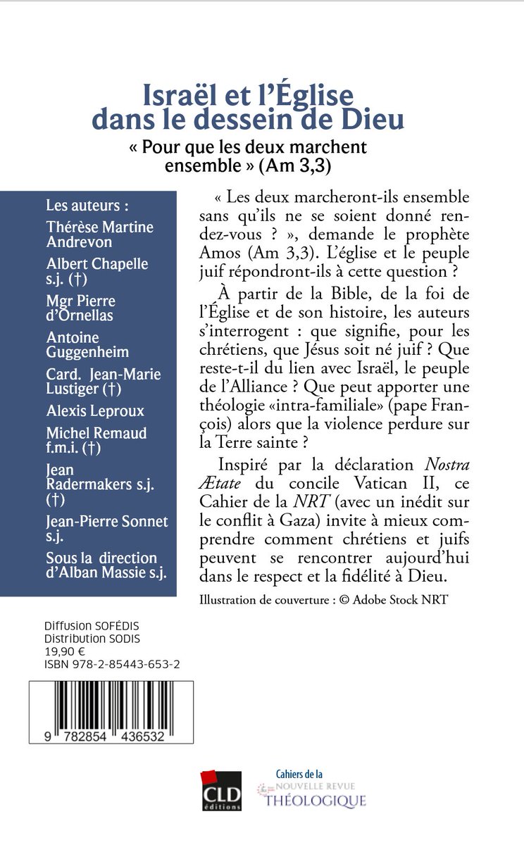 Interview par Louis Daufresne d'Alban Massie <a href="/Jesuites/">Jésuites EOF</a>  ce matin sur #Nostraaetate, dont c'est le 60e anniversaire, texte fondateur du dialogue entre Juifs et chrétiens: merci d'avoir évoqué le Cahier de la NRT <a href="/radionotredame/">Radio Notre Dame</a> 
rcf.fr/actualite/le-g…