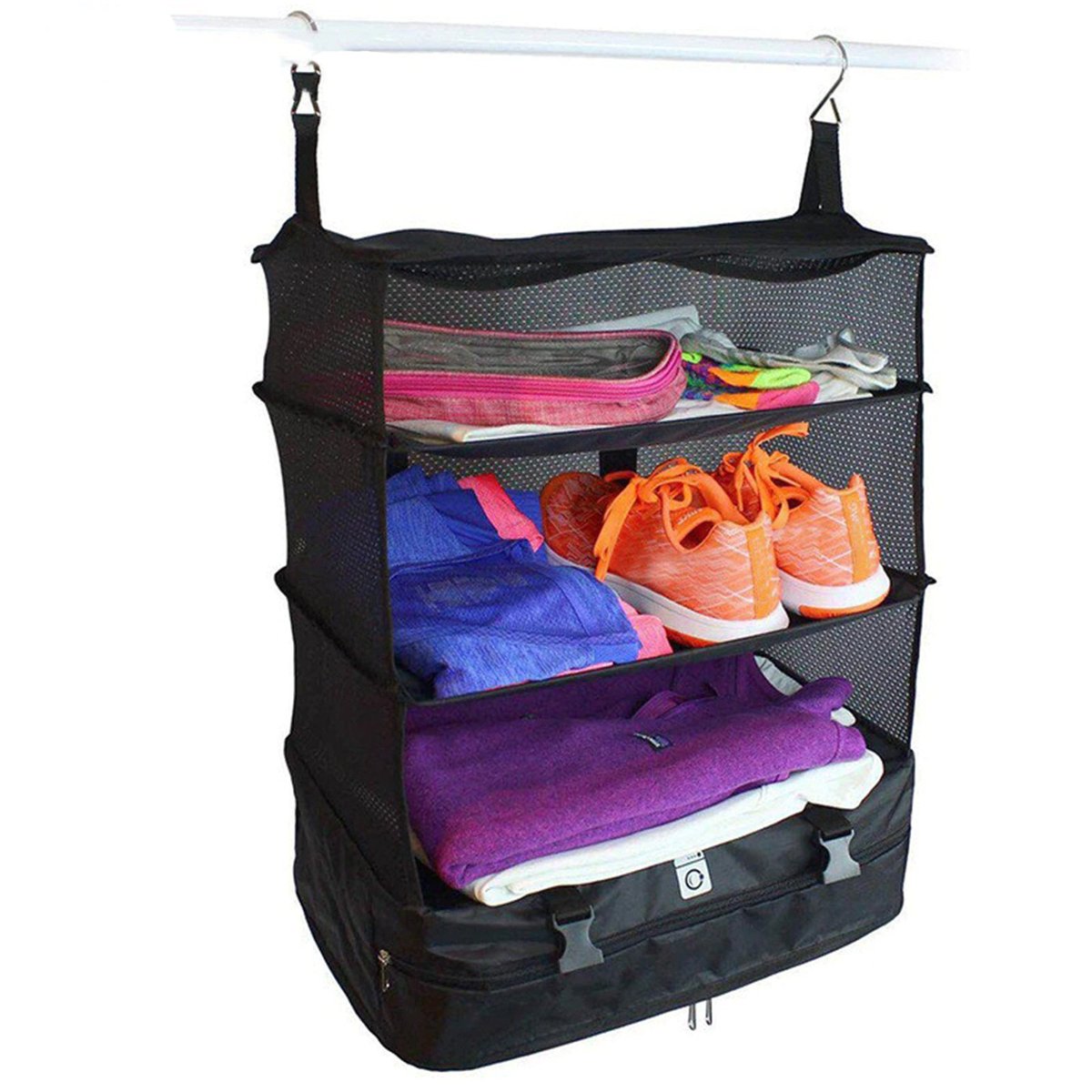 UnicunShop's tweet image. Tired of messy suitcases?  🧳 Our Portable Wardrobe Bag is like a mini closet on-the-go! 👔👗 Organize your clothes &amp;amp; say goodbye to unpacking chaos!  ➡️ unicun.com/product/portab… #travelhacks #packingtips #organizedtravel