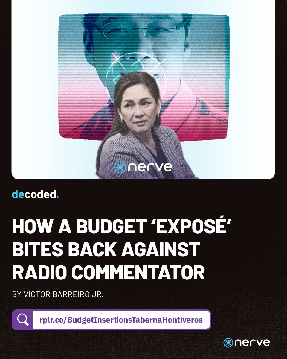 rapplerdotcom's tweet image. Anthony Taberna’s false commentary on budget insertions to attack Senator Risa Hontiveros stirs backlash against him.

More in this #Decoded piece: rplr.co/BudgetInsertio…