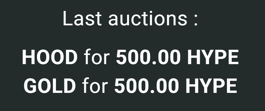 🆕 NEW HIP-3 TICKER 🆕
The ticker $HOOD has been bought for 500 $HYPE or 23,700$ by <a href="/tradexyz/">trade.xyz</a>