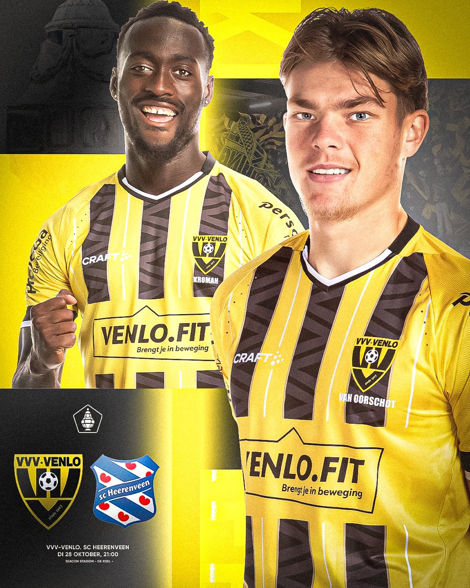 ***MATCHDAY***
Vanavond staat voor de 7e keer in de bekerhistorie op het programma: #vvvhee
Het is alweer de vijfde bekerontmoeting in 25 jaar tussen beide clubs. In totaal troffen zij elkaar 6× eerder in de #KNVBBeker: 4× in Heerenveen, 2× in Venlo. VVV won slechts 1×: in  1938.