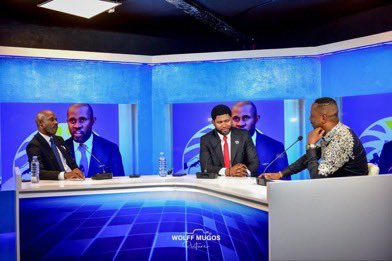 #RDC 🇨🇩 : Le porte-parole du gouvernement, <a href="/PatrickMuyaya/">Patrick Muyaya</a>, a eu l’honneur de procéder ce lundi au lancement officiel de la chaîne Perfect Télévision, fondée par le journaliste <a href="/petertiani007/">Peter Tiani</a>.

À l’issue de cette cérémonie, le ministre s’est prêté à un échange franc et direct avec