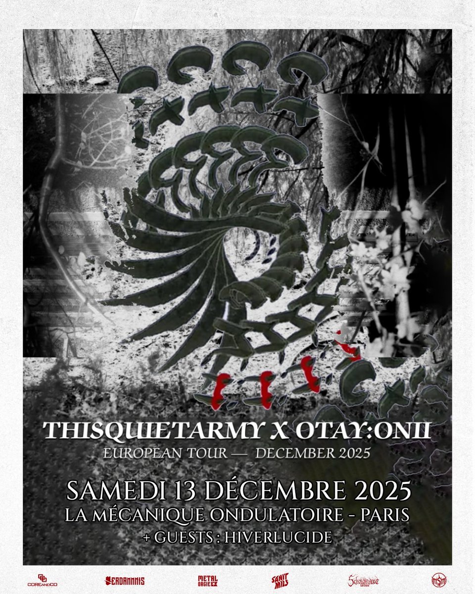 🔥🔥🔥 Hiverlucide ouvre le concert des géniaux Otay:onii &amp; Thisquietarmy le 13 décembre à la demande de <a href="/SanitMils/">Sanit Mils</a> 
fb.me/e/6eyzBk20fBil…
C'est à la Mécanique Ondulatoire à Paris et il y aura bien sûr <a href="/Pourch_Carcasse/">Pourchasse Carcasse</a>  !