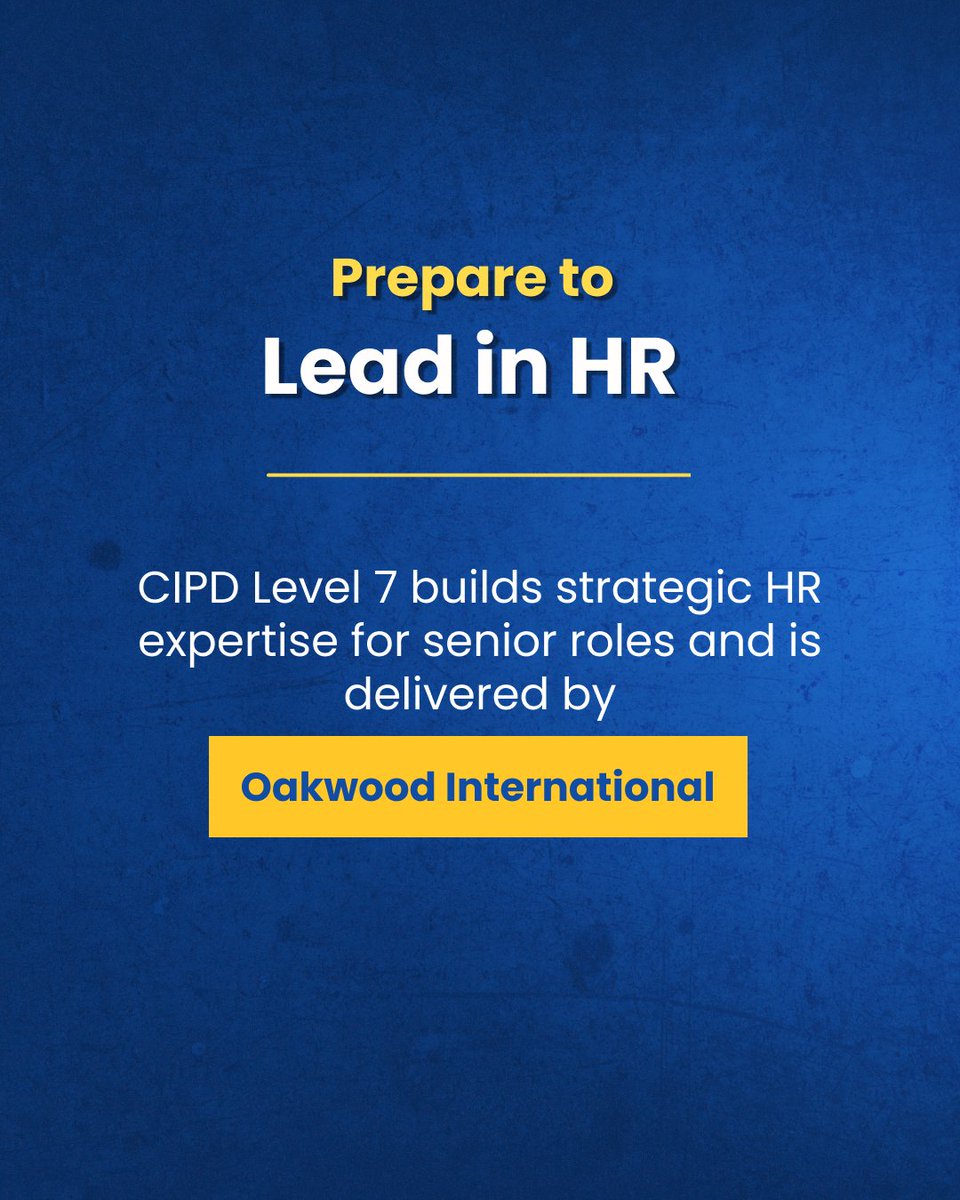 oakwoodintl's tweet image. 5/5:🚀 Prepare to Lead in HR 
Develop your leadership potential through CIPD Level 7 Training, delivered by Oakwood International.

📲 Click to learn more: 👉 bit.ly/49qtYaF

#CIPDLevel7 #HRLeadership #StrategicHR #HRDirectorPathway #OakwoodInternational