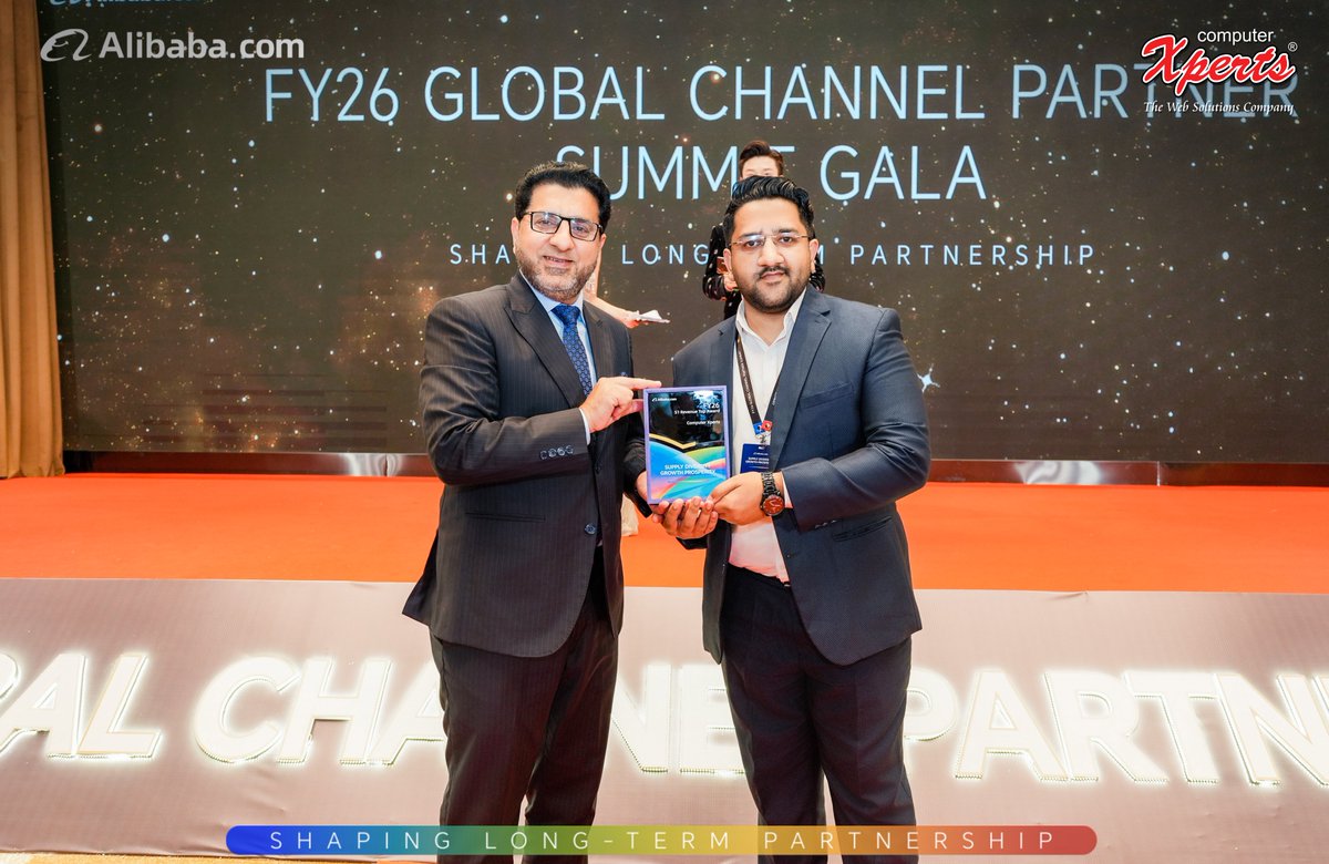 alibabaxperts's tweet image. 💼 Pakistan’s Channel Partner Joins Alibaba FY26 Global Summit in China
.
.
#AlibabaPakistan #ComputerXperts #AlibabaGlobalSummit #FY26GlobalChannelPartnerSummit #AlibabaChina #HangzhouSummit #AlibabaHeadOffice #TradePartnership #GlobalTrade #ExportPakistan #AlibabaPartners