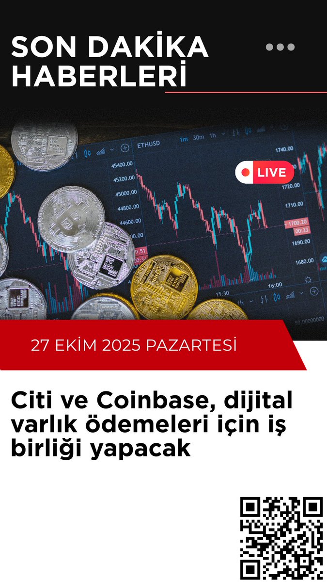 #Citi ve #Coinbase, dijital varlık ödemeleri için iş birliği yapacak

#kripto #kriptopara #CryptoMarket
