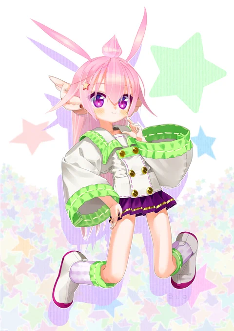 すてらちゃん もみあげ食べちゃったけどいつも通りな感じの絵になったわね