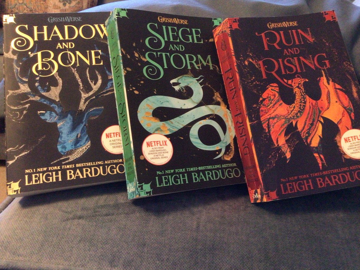 writeaboutbooks's tweet image. Just finished the #ShadowAndBone trilogy @author_leig Loved the Netflix adaptation, which sadly stopped before #RuinAndRising A dark fantasy, aka tsarpunk, set in a Russia inspired world, featuring strong characters &amp;amp; relationships, driven by ancient magic. Recommend @orionbooks