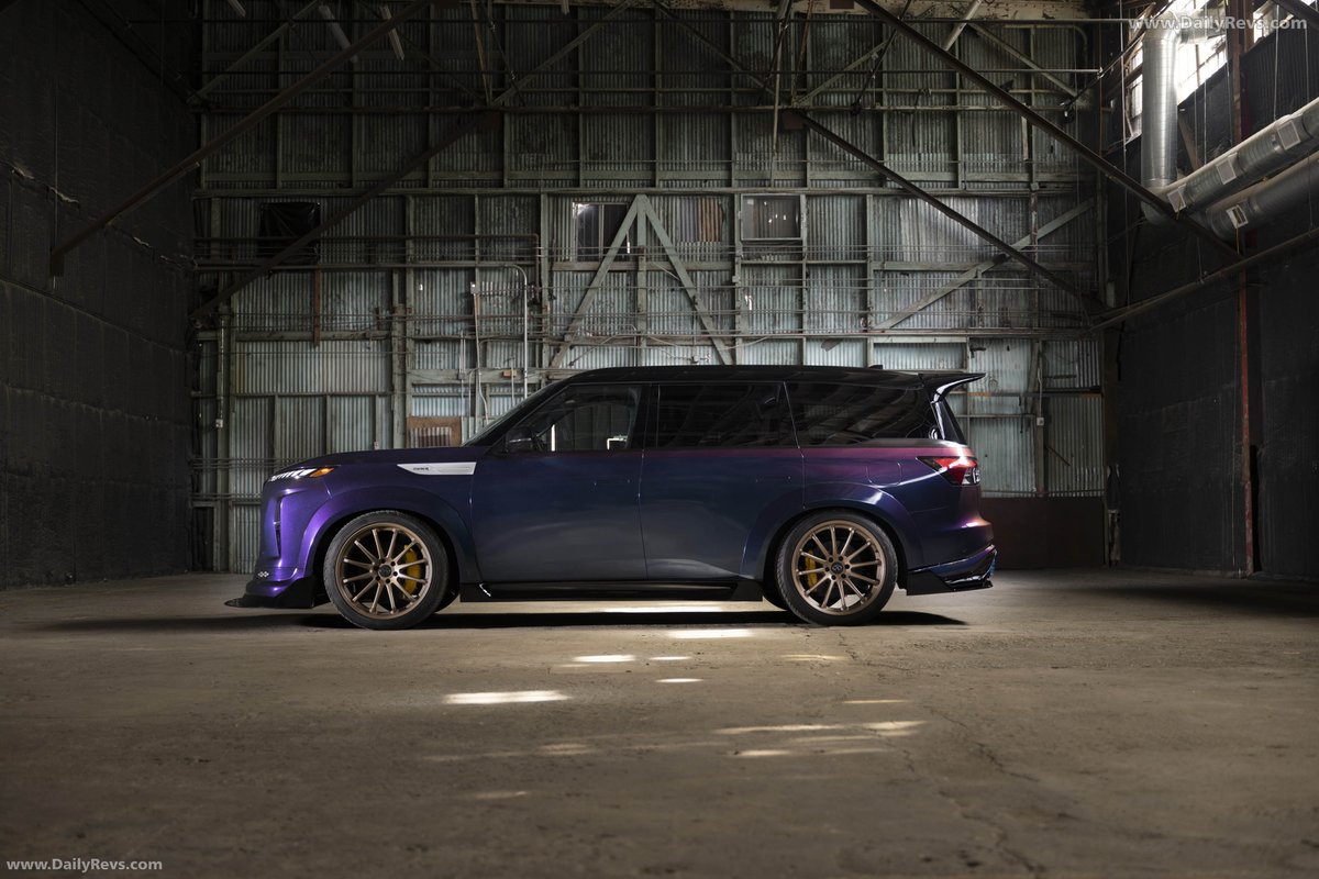 dailyrevs's tweet image. 2025 INFINITI QX80 R-Spec Concept | DailyRevs

Powered by a GT-R–derived 3.8L twin-turbo V6 tuned for 1,000 hp.

Custom widebody, carbon-ceramic brakes, and coilover suspension.

Built as a showcase of Infiniti’s design and engineering freedom.

#INFINITI #QX80 #rspec #dailyrevs
