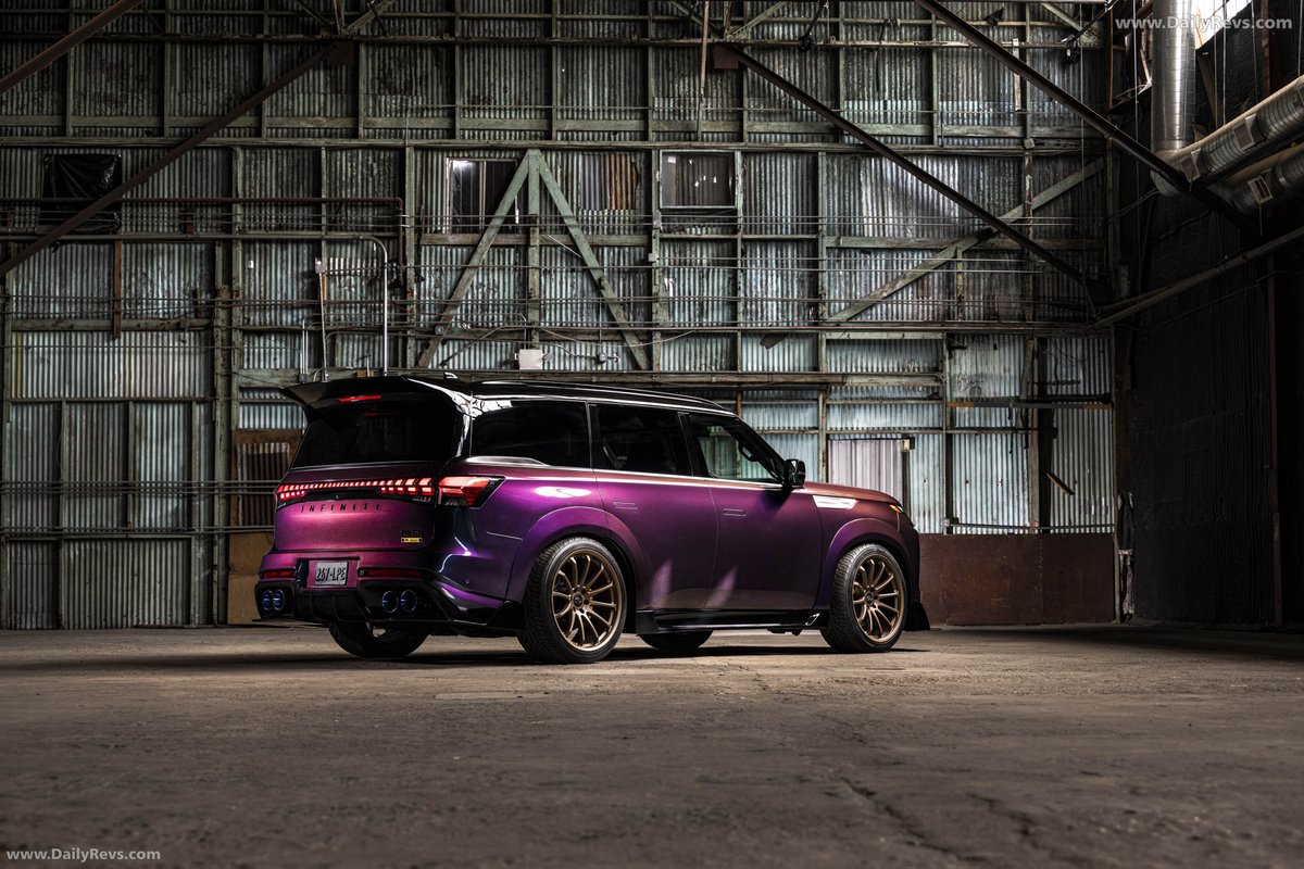 dailyrevs's tweet image. 2025 INFINITI QX80 R-Spec Concept | DailyRevs

Powered by a GT-R–derived 3.8L twin-turbo V6 tuned for 1,000 hp.

Custom widebody, carbon-ceramic brakes, and coilover suspension.

Built as a showcase of Infiniti’s design and engineering freedom.

#INFINITI #QX80 #rspec #dailyrevs