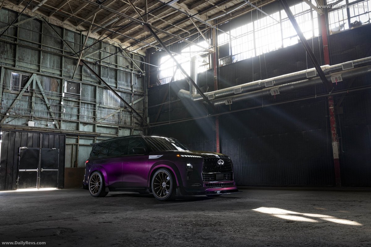 dailyrevs's tweet image. 2025 INFINITI QX80 R-Spec Concept | DailyRevs

Powered by a GT-R–derived 3.8L twin-turbo V6 tuned for 1,000 hp.

Custom widebody, carbon-ceramic brakes, and coilover suspension.

Built as a showcase of Infiniti’s design and engineering freedom.

#INFINITI #QX80 #rspec #dailyrevs