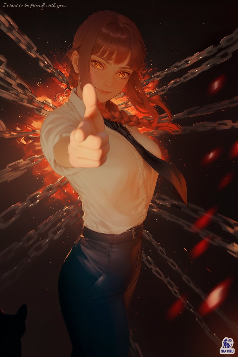𝐈 𝐰𝐚𝐧𝐭 𝐭𝐨 𝐛𝐞 𝐟𝐫𝐢𝐞𝐧𝐝𝐬 𝐰𝐢𝐭𝐡 𝐲𝐨𝐮.
𝑇ℎ𝑒 𝑠𝑤𝑒𝑒𝑡𝑒𝑠𝑡 𝑙𝑖𝑒 𝑒𝑣𝑒𝑟 𝑡𝑜𝑙𝑑.
#AIart︎ #chainsawman #makima #chainsawmanfanart #makimafanart