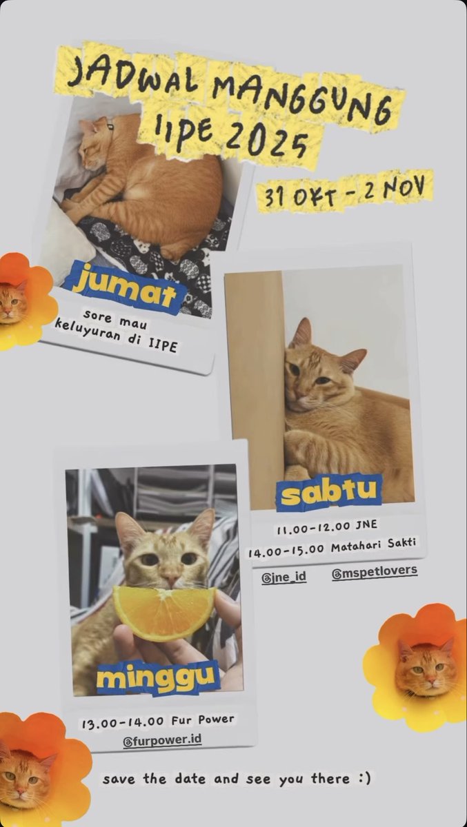 simba_saekkiya's tweet photo. yang mau ketemu simba hyung catet jadwalnya ya, sampai jumpa weekend ini di ice bsd - IIPE 2025 https://t.co/gttIBvhY4S