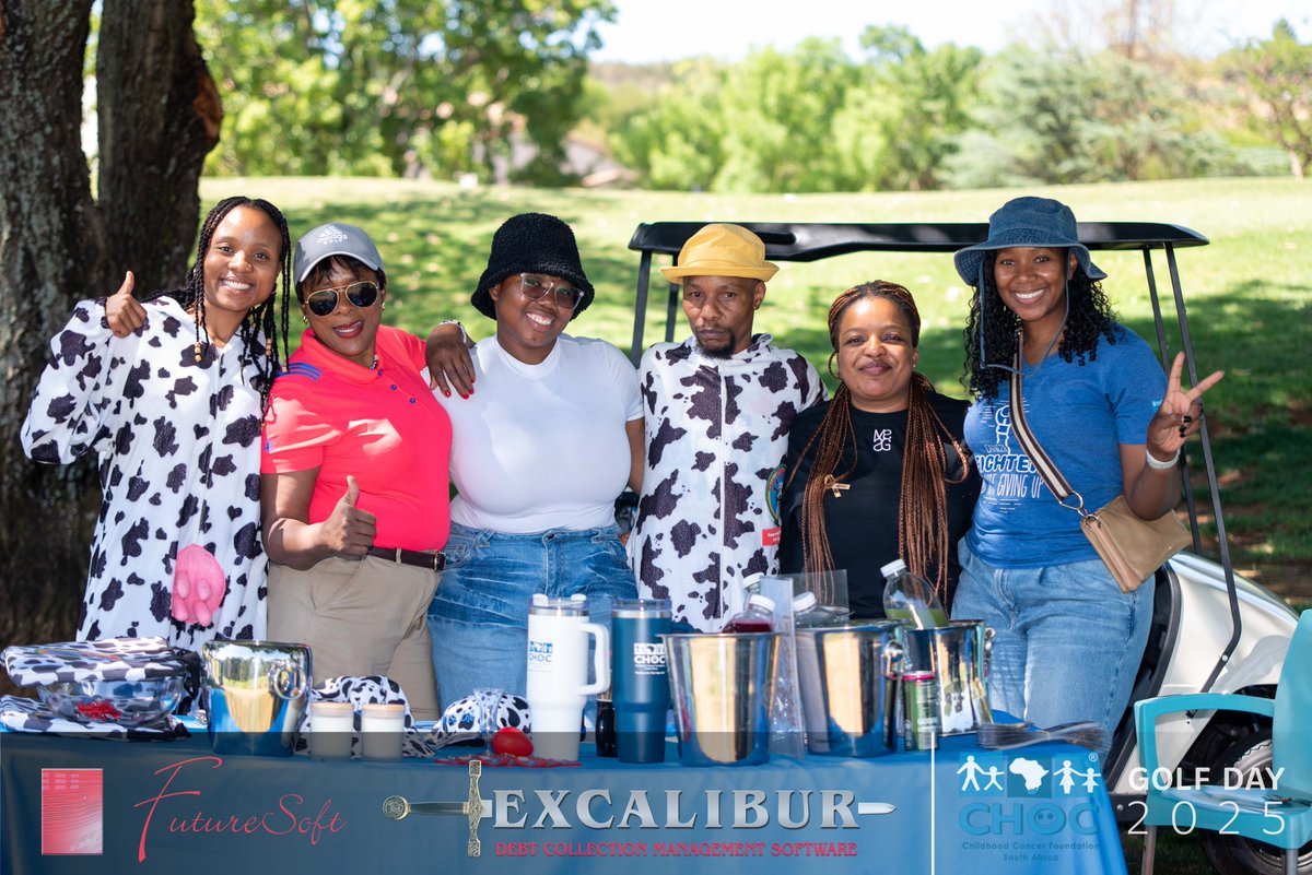 CHOCfoundation's tweet image. From the first tee-off to the final handshake, thank you for making every moment matter.

@futuresoft_ ’s 2025 Charity Golf Day was more than raising funds, it brought together compassion, community and hope for children and teens facing cancer.

#CHOCSA #GolfDay #FutureSoft