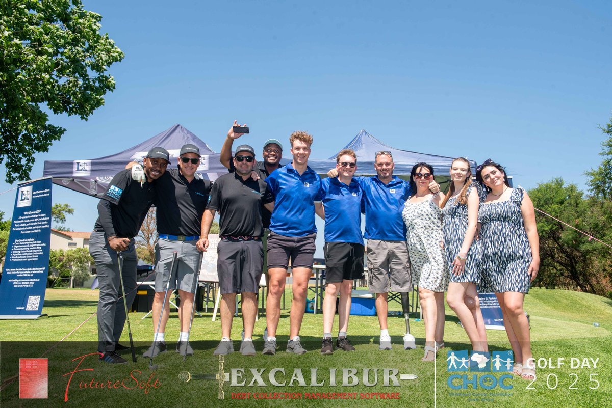 CHOCfoundation's tweet image. From the first tee-off to the final handshake, thank you for making every moment matter.

@futuresoft_ ’s 2025 Charity Golf Day was more than raising funds, it brought together compassion, community and hope for children and teens facing cancer.

#CHOCSA #GolfDay #FutureSoft