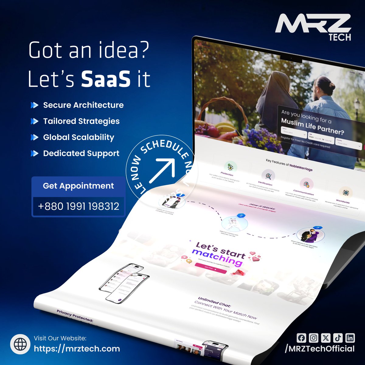 mrztechofficial's tweet image. Got an idea? Let’s SaaS it. 🚀

Stop dreaming about the next big thing. Let&apos;s build it together.
Visit our website to get started: mrztech.com

#MRZTech #SaaS #SoftwareDevelopment #TechPartner #SaaSDevelopment #Innovation #StartupLife #IdeaToLaunch #WebDevelopment