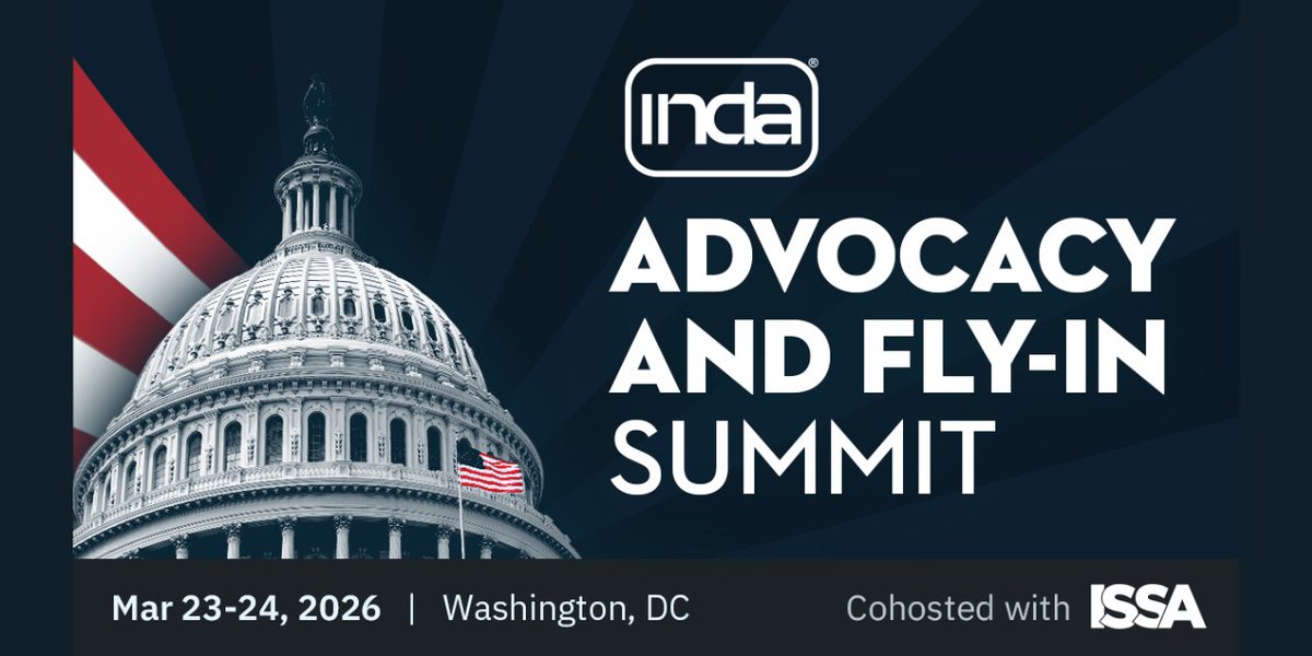 techtextoday's tweet image. INDA and ISSA to co-host the 2026 Advocacy and Fly-In Summit in Washington, D.C., empowering nonwovens leaders to engage directly with U.S. policymakers.

Read More: technicaltextiles.in/inda-announces…

#INDA #ISSA #NonwovensIndustry #AdvocacySummit #FlyInSummit #WashingtonDC #PublicPolicy