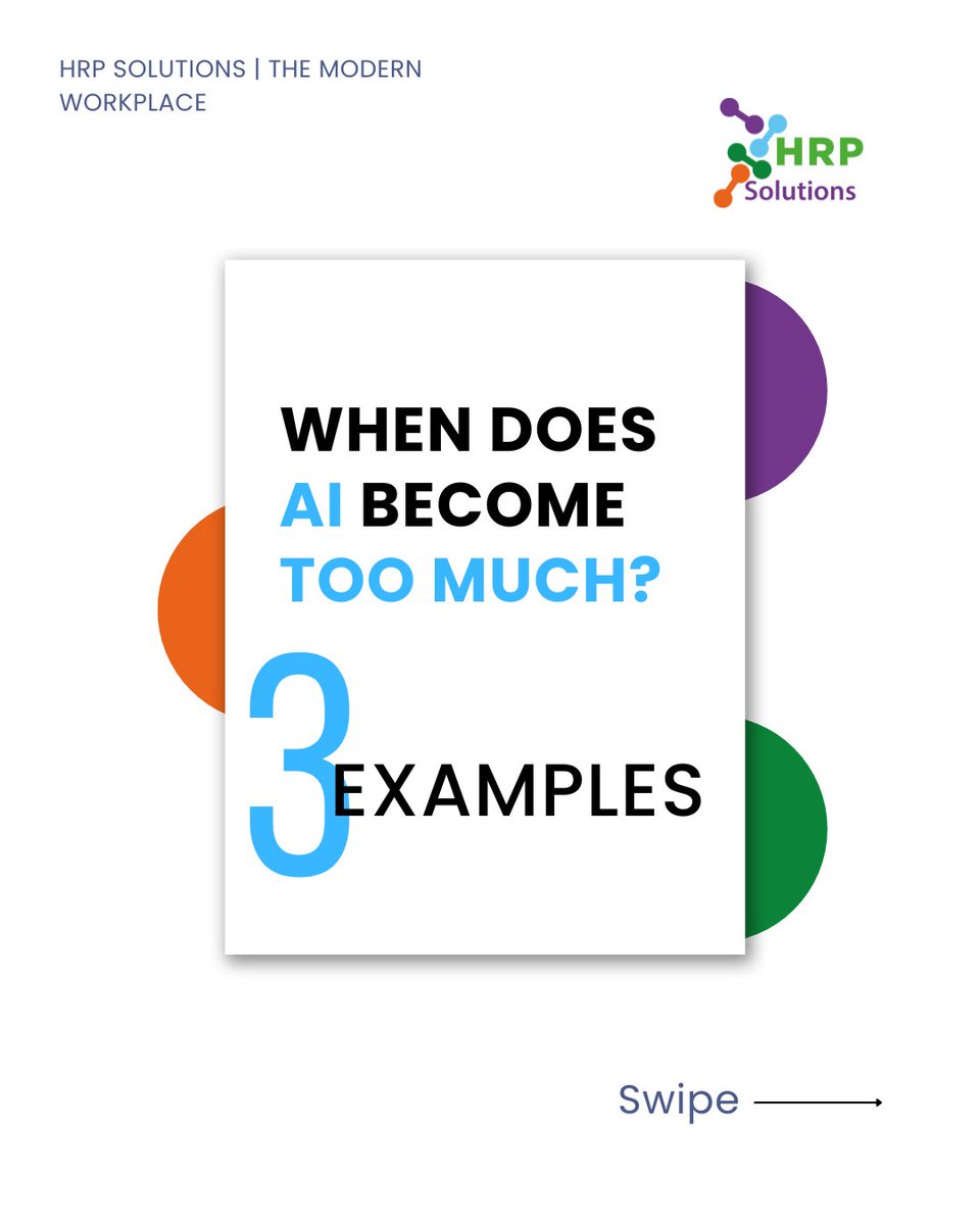 hrpsolutions's tweet image. How much AI is too much AI?

Have you ever asked yourself this question? Well, we certainly have.

Read on below in this week’s #hrpsolutions Modern WorkPlace series.