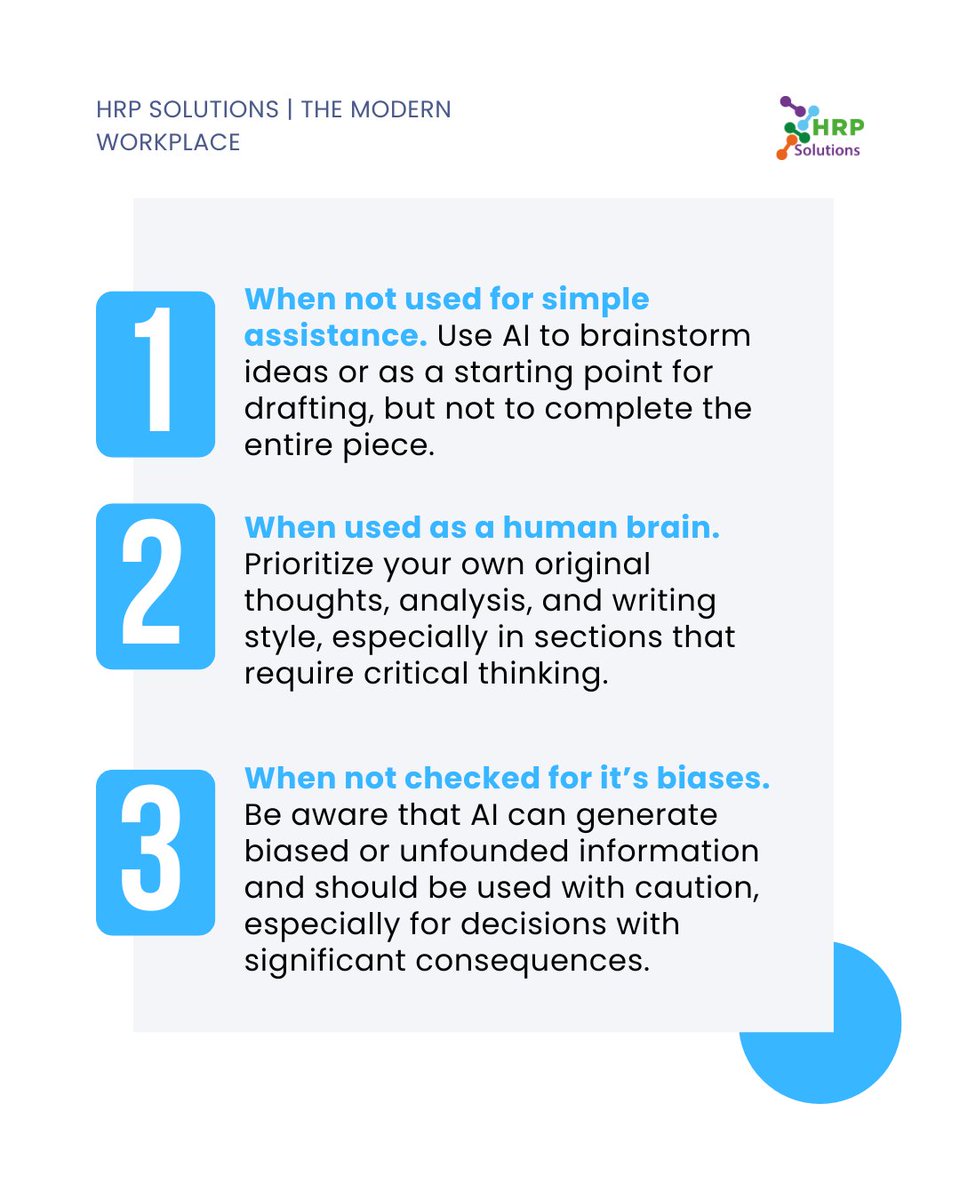 hrpsolutions's tweet image. How much AI is too much AI?

Have you ever asked yourself this question? Well, we certainly have.

Read on below in this week’s #hrpsolutions Modern WorkPlace series.