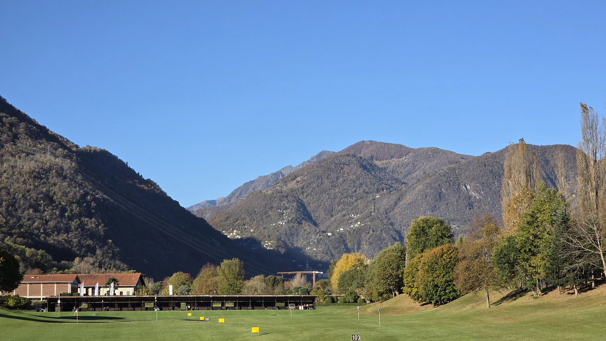 Another beautiful day - today at the #Golf #Gerre driving range in #Losone