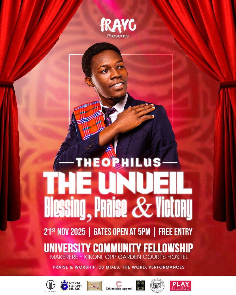 TheophilusFlam3's tweet photo. Fayinale🤭 SHOOOO💯 Tell a friend, a neighbour, all relatives and even the stranger. That 21st November we're at 📍UCF kikoni it's a full package 📦🕺 with Frayo and @playhousefestug

#TheUnveil #BlessingsPraiseVictory #Theophilus #MostGracedOne #EVENT https://t.co/qpWK6234ZN