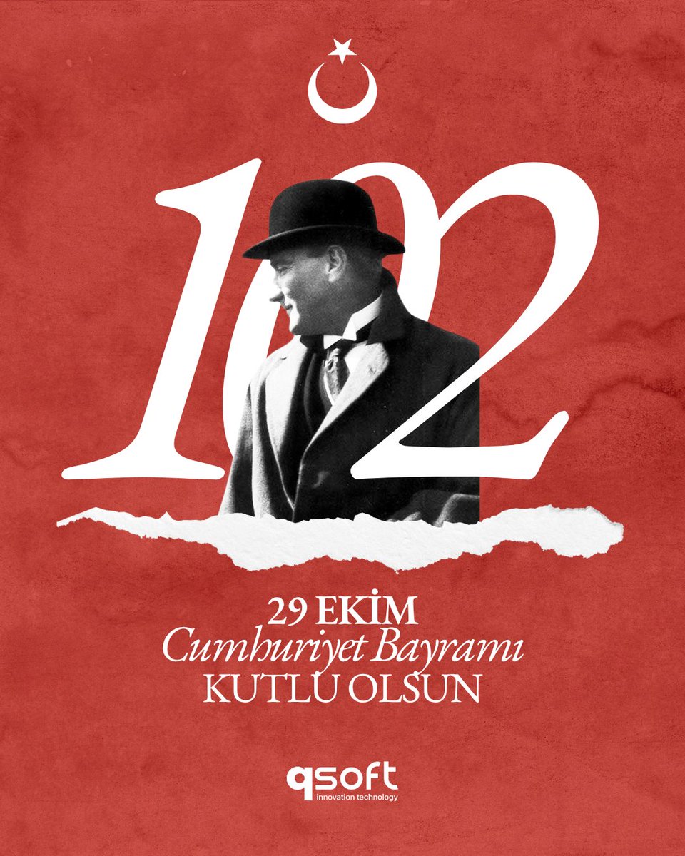 Bağımsızlığımızın simgesi olan Cumhuriyet Bayramımızı coşkuyla ve gururla kutluyoruz.
#29Ekim #CumhuriyetBayramı #QSoft