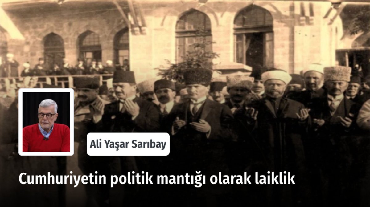 ❝ Cumhuriyetçiliğin kalbi olarak yurttaşlığın sağlıklı çalışması şartının "tahakkümsüz" bir özgürlük anlayışı olduğu hususu son derece önemlidir ❞

Cumhuriyetin politik mantığı olarak laiklik

✍️ Ali Yaşar Sarıbay (<a href="/Politolog00/">Ali Yaşar Sarıbay</a>) yazdı

Okumak için ➡️ yeniarayis.com/yazi/cumhuriye…
