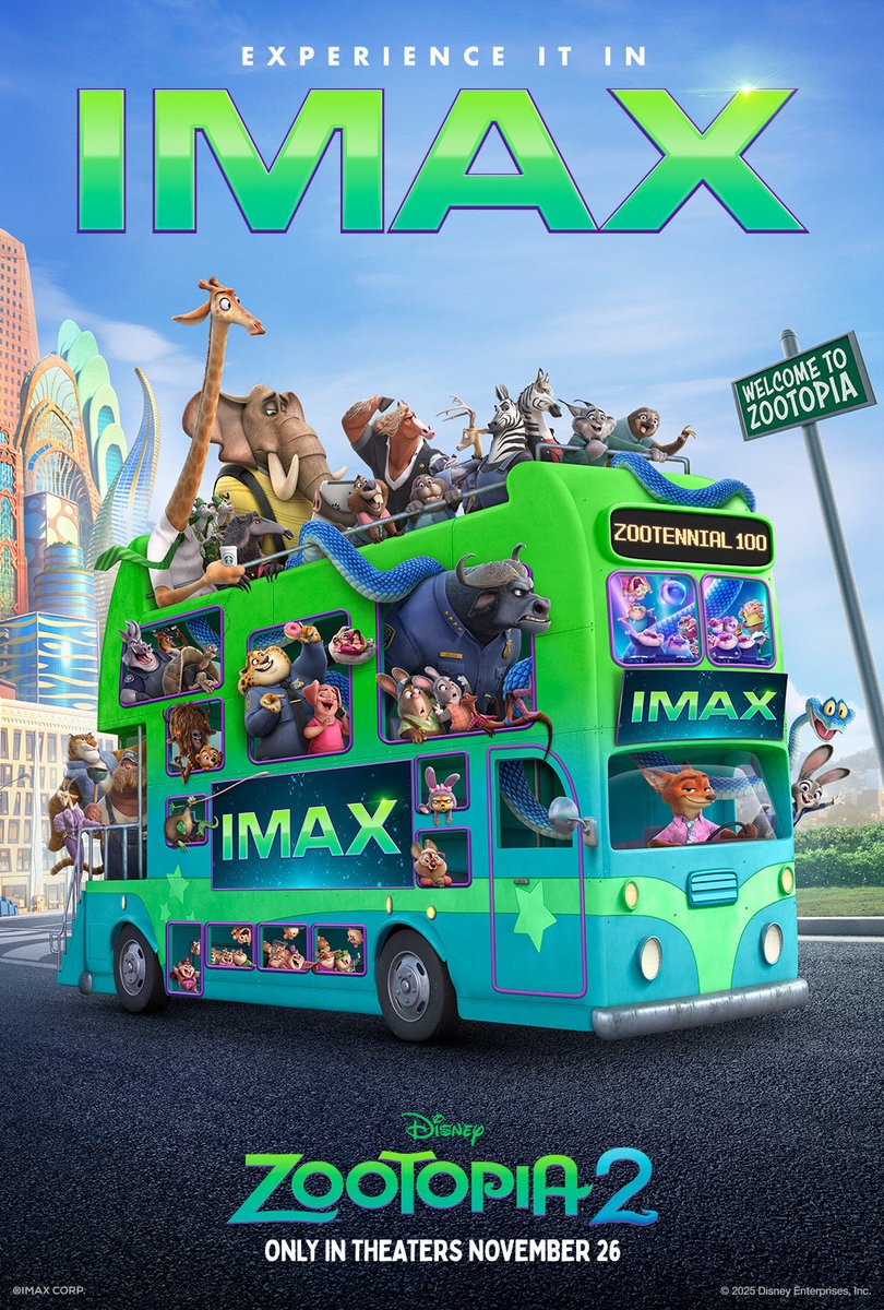shabiki_jr's tweet image. Poster mpya ya ‘ZOOTOPIA 2’

In theaters kuanzia November 26, 2025