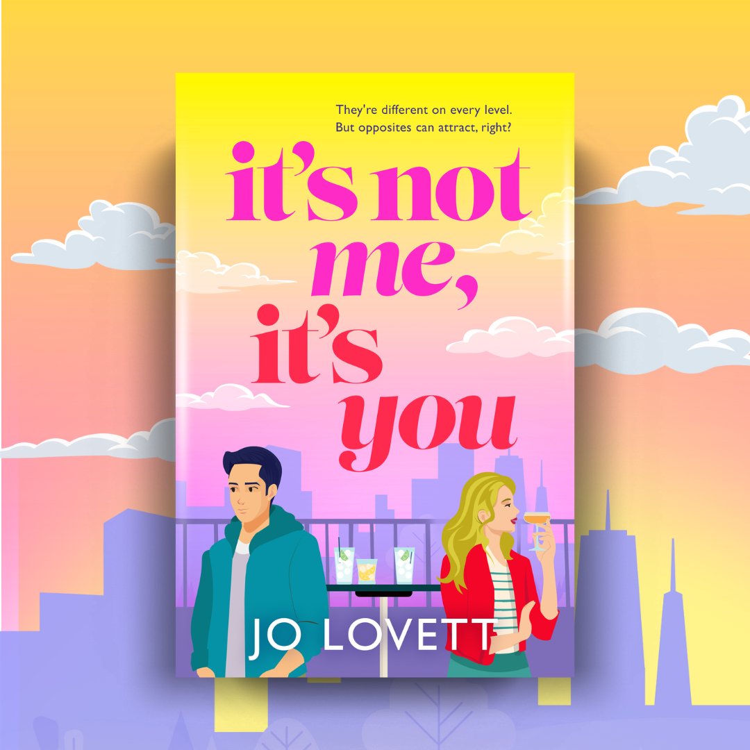 BoldwoodBooks's tweet photo. Happy publication day to @JoLovettWrites! π
#ItsNotMeItsYou is a laugh-out-loud rom-com about a hopeless romantic, a hardened cynic, and a bet that changes everything β€οΈβπ₯π
Get your copy today: https://t.co/iTENZWIFuS https://t.co/4Oougndbru