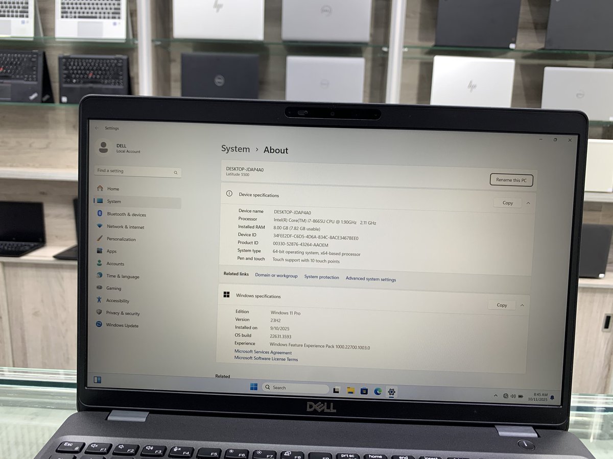 mainpointelect's tweet image. DELL LATITUDE 5500 Core i7 8th Generation 8GB RAM 256GB SSD Touch Screen 15.6” Display
WhatsApp
050-620-7544
or click on the link to chat  on whatsapp
wa.me/971506207544
📷 Shop Location:
Main Point Electronics - Deira
maps.app.goo.gl/gGVfFdMxHYPhjx…
#mainpointelectronics