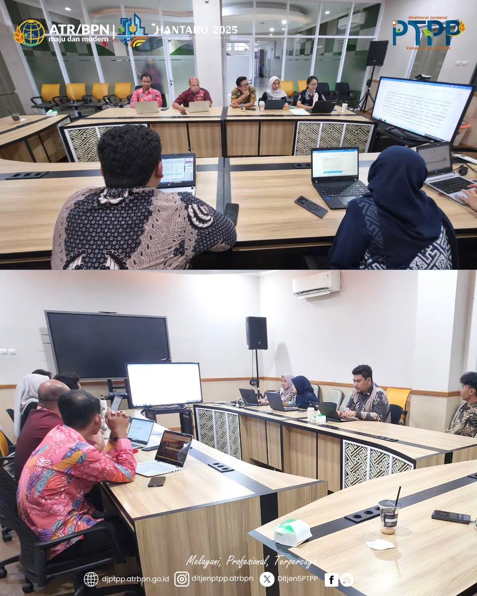 KANTAHKABKUDUS's tweet photo. Jakarta - Direktorat Jenderal Pengadaan Tanah dan Pengembangan Pertanahan (Ditjen PTPP) melalui Sekretariat Direktorat Jenderal menyelenggarakan rapat Penyusunan Laporan Keuangan Triwulan III Tahun 2025 di Ruang Rapat 202 Ditjen PTPP pada Jumat (24/10).
#sobatptpp https://t.co/OP1vpcmgGu