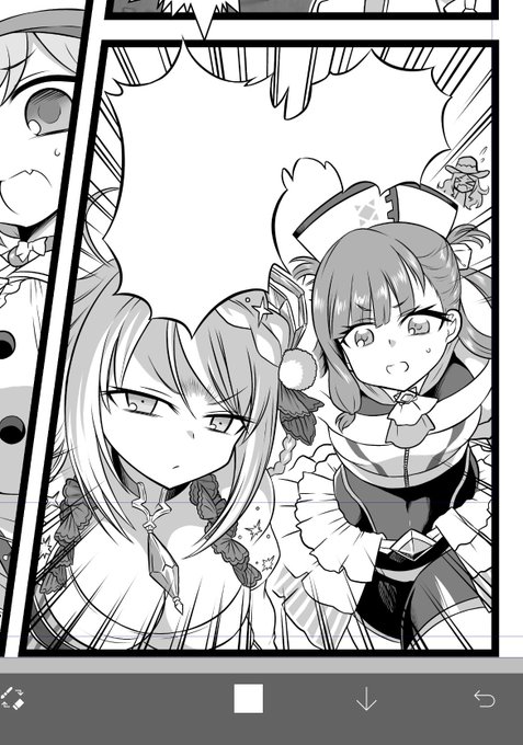 今回の1コマしか出てこない魔法少女 