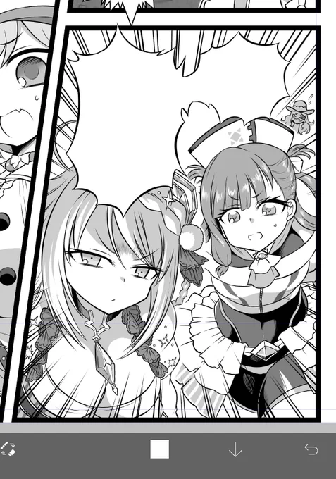 今回の1コマしか出てこない魔法少女 